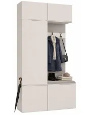 Kaszmirowa nowoczesna garderoba do przedpokoju - Texi 5X w sklepie Edinos.pl