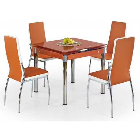 Zdjęcie produktu Rozkładany stół Cuber - pomarańczowy.