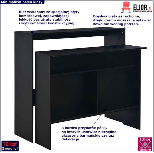 stół barowy Nexa 6X