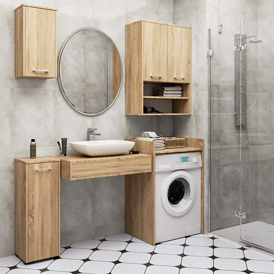 Wizualizacja szafki nad pralkę Roka