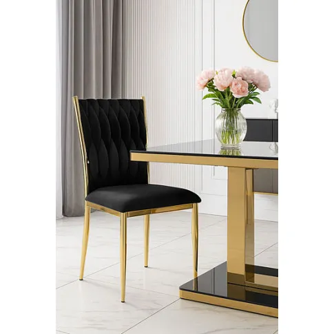 Wizualizacja krzesła czarnego Hush