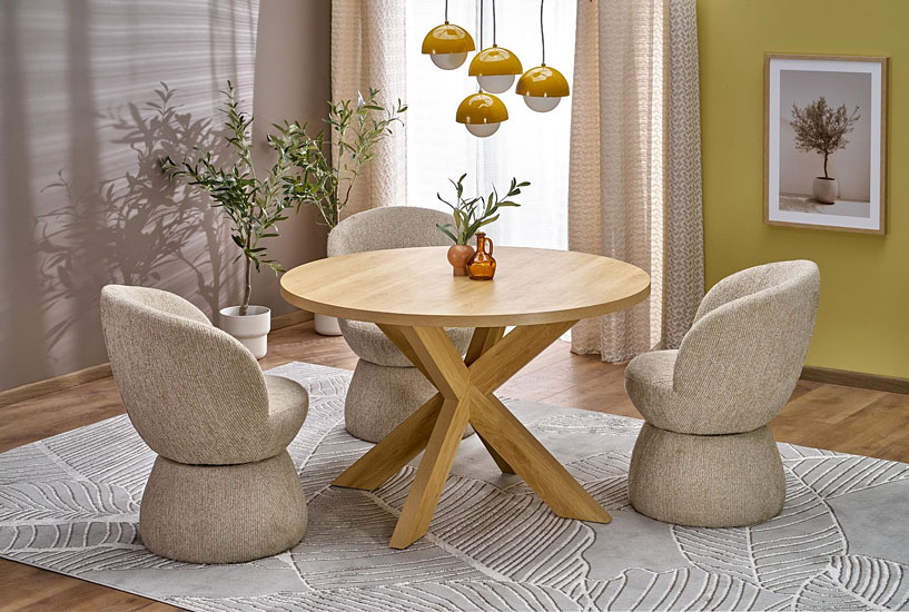 Wizualizacja stołu okrągłego Omni