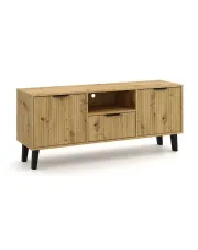 Szafka RTV pod telewizor dąb artisan - Henex 7X w sklepie Edinos.pl