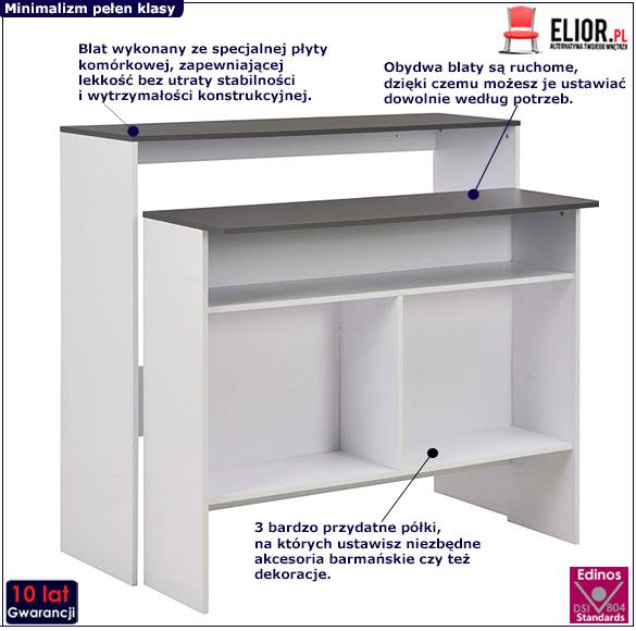 stół barowy Nexa 3X