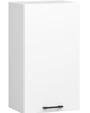 Biała minimalistyczna górna szafka wisząca do pokoju kuchenna 40 cm - Vivienne 15X w sklepie Edinos.pl