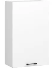 Biała minimalistyczna górna szafka kuchenna 50 cm - Vivienne 15X w sklepie Edinos.pl