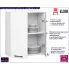 Biała szafka górna 60 cm Vivienne 16X