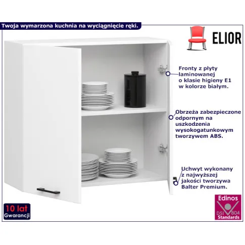 Szafka biała wisząca 80 cm Vivienne 16X