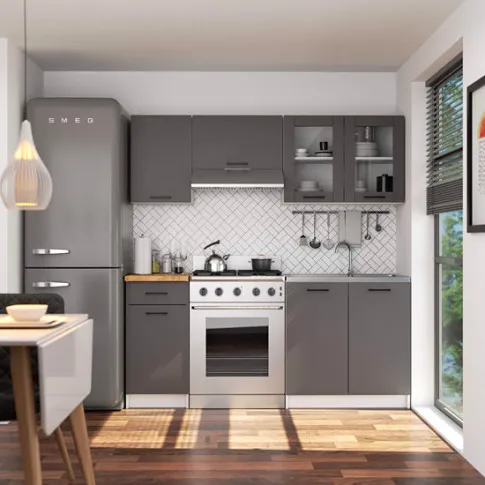 Wizualizacja szafki górnej z witryną Vivienne 20X