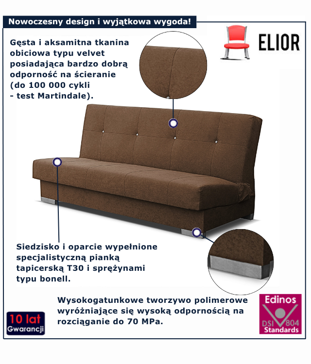 Wersalka rozkładana Chivy