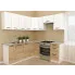 Wizualizacja mebli kuchennych dąb sonoma   biały Yumis
