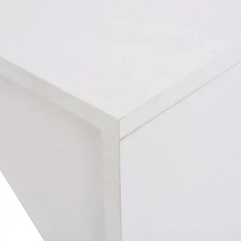 Szczegółowe zdjęcie nr 7 produktu Stolik barowy z szafką Laren – biały 