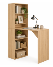 Stolik barowy z szafką Pastels – dębowy w sklepie Edinos.pl