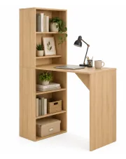 Stolik barowy z szafką Pastels – dębowy w sklepie Edinos.pl