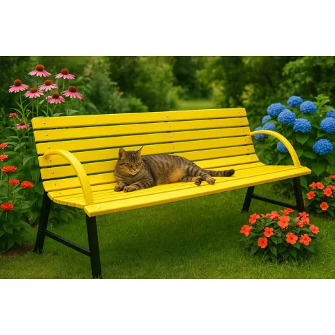 Wizualizacja ławki ogrodowej Alexis