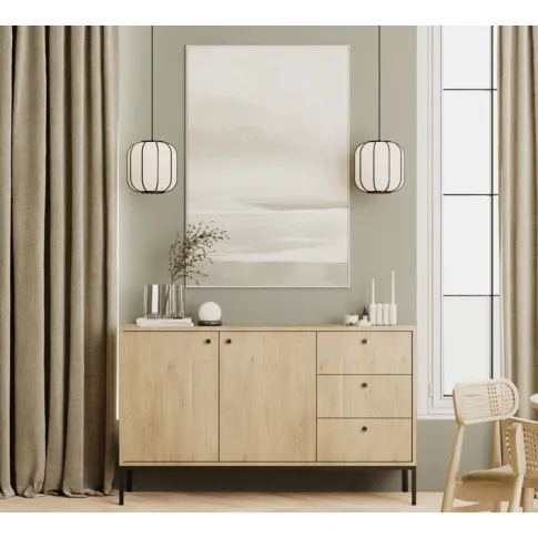 Salon z dużą komodą dąb cremona Urisso 5X