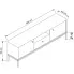 Wymiary szafki pod tv Urisso 6X