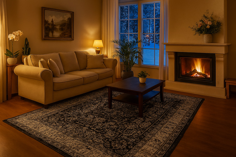 Różnokolorowy dywan do salonu Sarota 3X