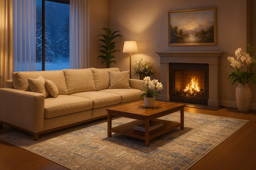 Różnokolorowy dywan do salonu Sarota 2X