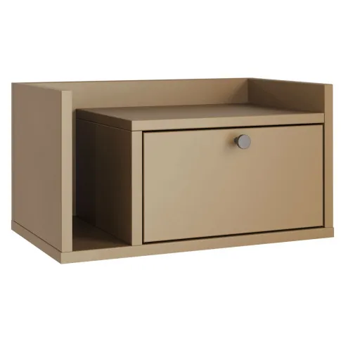 Ciemnobeżowa szafka nocna Luro 4X cappuccino