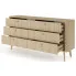 Komoda z 6 szufladami do sypialni Lizzy 5X dąb barista