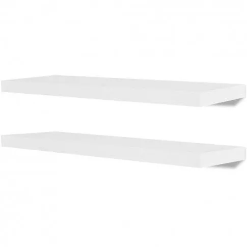 Fotografia Wiszące półki na książki/DVD, białe z kategorii Półki ścienne
