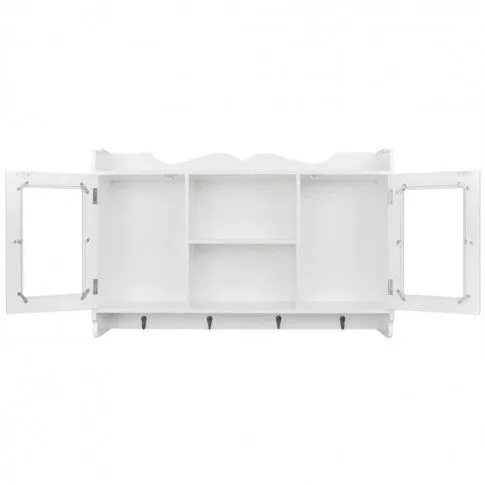 Wnętrze białej szafki ściennej Clifford