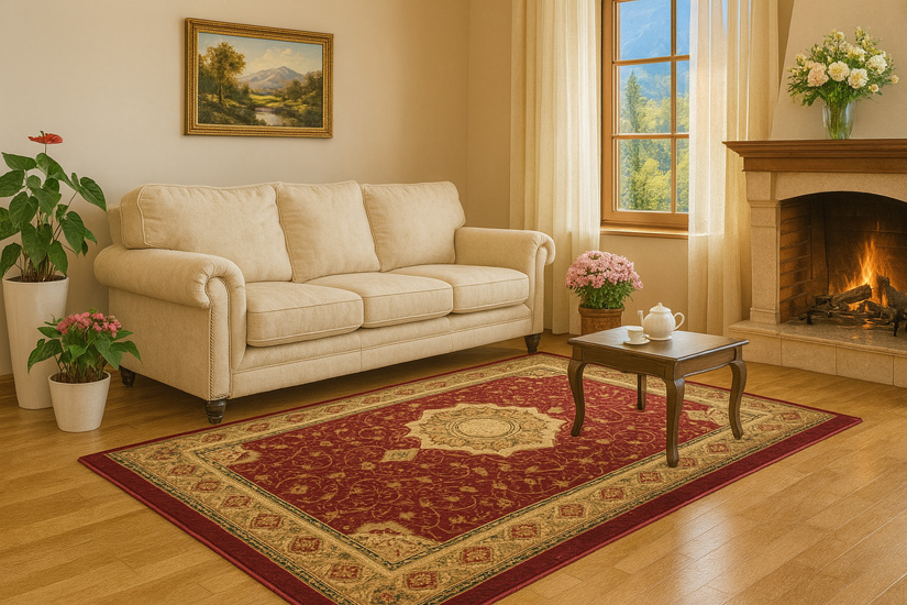 Klasyczny dywan ze wzorami Wirola 5X
