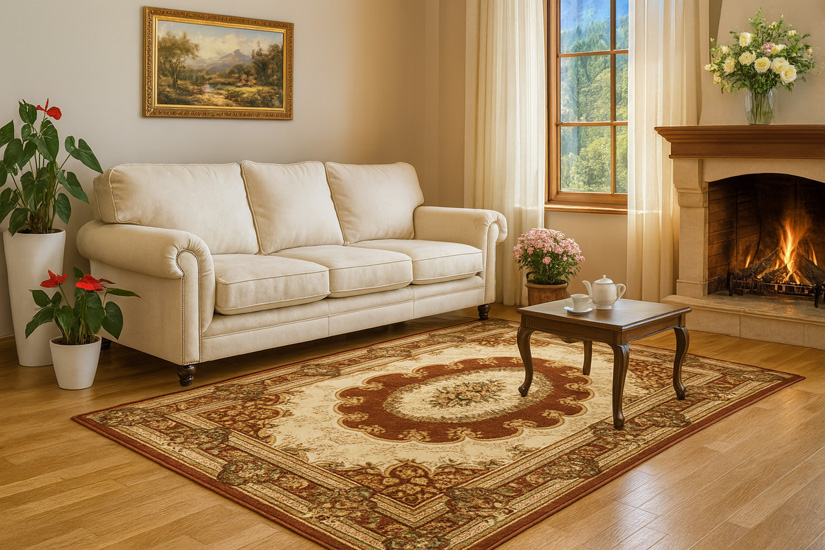 Klasyczny dywan ze wzorami Wirola 4X