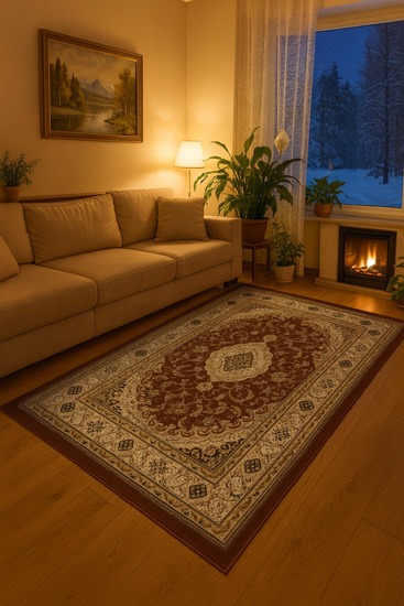 Klasyczny dywan ze wzorami Wirola 2X