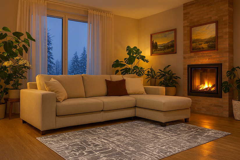 Szary dywan Nistar 5X