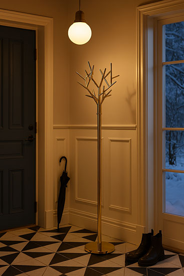 Wizualizacja wieszaka na ubrania Hixy