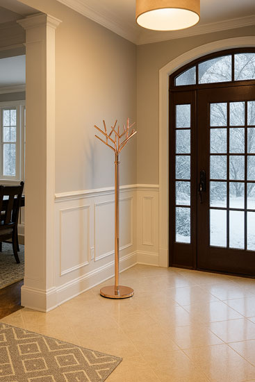 Wizualizacja wieszaka na ubrania Hixy