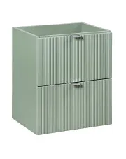 Szałwiowa szafka pod umywalkę do lazienki - Selmira 3X 50 cm w sklepie Edinos.pl