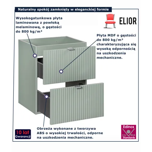 Nowoczesna szałwiowa szafka Selmira 3X