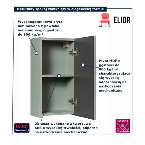 Szałwiowa szafka do łazienki Selmira 6X