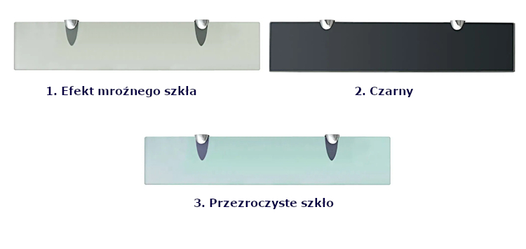 Wersje kolorystyczne półek Imker