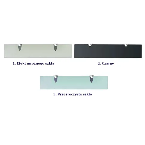 kolory półek do łazienki Vitrea