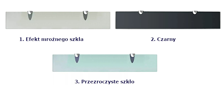 Wersje kolorystyczne półek Imker