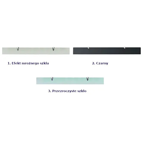 kolory półek Vitrea