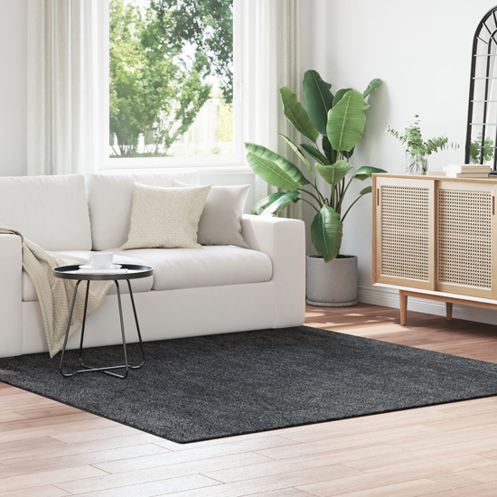 Ciemnoszary dywan shagy Mufin 4X