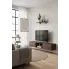 Czarna solidna półka szklana 30x10 Imker