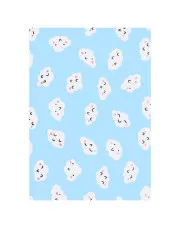 Niebieski dywan w chmurki 160 x 230 - Norello 3X w sklepie Edinos.pl