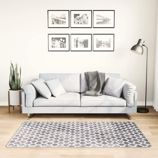 Klasyczny szary dywan chodnik Lumare 3X