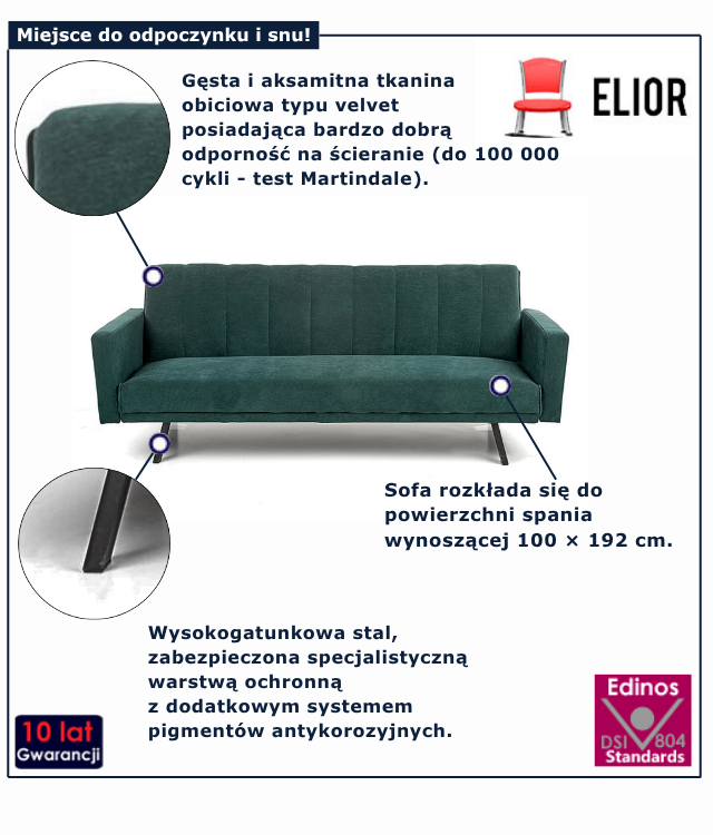 Wersalka rozkładana Fluff