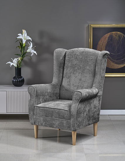 Wizualizacja fotela typu uszak Snug