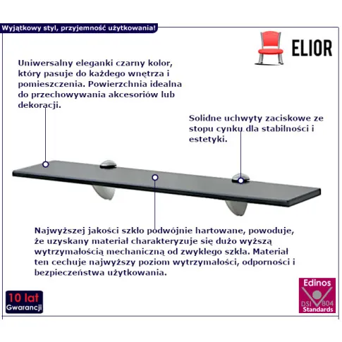 Vitrea półka do łazienki