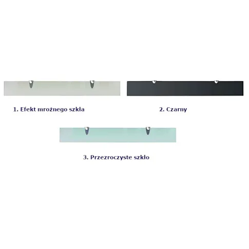 kolory półek do łazienki Vitrea