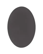 Antracytowy gruby dywan 120x170 owalny - Azurio 3X w sklepie Edinos.pl