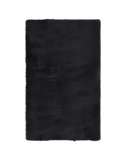 Czarny pluszowy dywan 80x150 - Tufi 9X w sklepie Edinos.pl